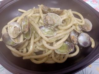 spaghetti con le vongole - a porzione