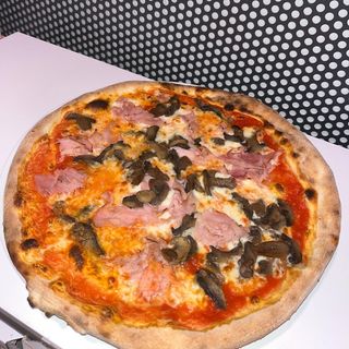 Prosciutto e funghi