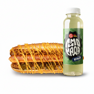 Чедър Хот Дог + Лимонада GO GRILL (по избор)