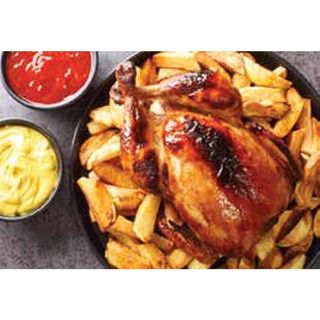 BBQ Chicken 1/4 Chips/ Coleslaw and Soda 350ml