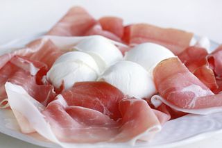 Prosciutto di Parma D.O.P, melone e mix di pomodori 230 g