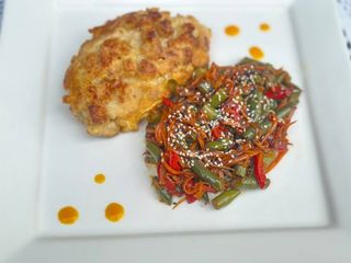 Хрусткий биток в дуеті з овочами