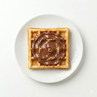 Gofre con Nutella