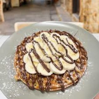 Gofre de Nutella y Banana.