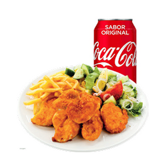 Menú pollo crujiente