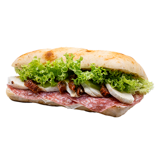 Kanapka schiacciata z salami