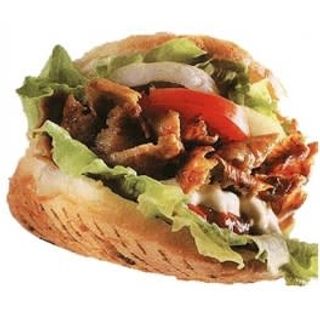 Kebab De Ternera Con Ensalada
