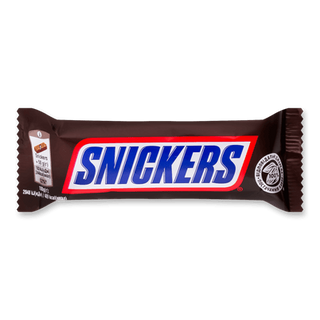Шоколадний батончик Snickers зі смаженим арахісом (50г)