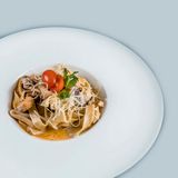 Тальятелле с морепродуктами (350г)