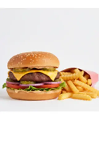 Cheese Burger & Frites