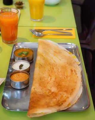 Egg Podi Dosa
