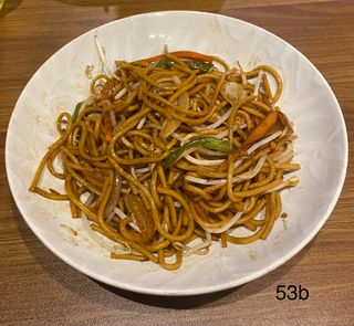 (53b) Tallarines chino con verduras