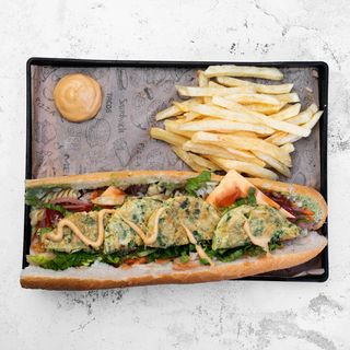 Bocadillo Tortilla avec Frites