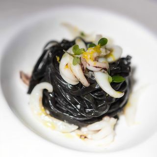 Fettuccine Nero Alla Ligure