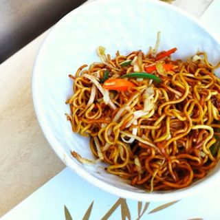 yakisoba con gambas
