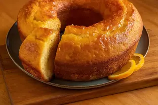 Fatia de Bolo de Laranja