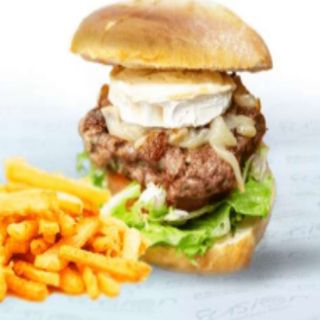 Hamburguesa de vaca vella e rulo