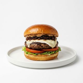 Hamburguesa Con Queso de Cabra