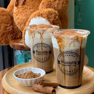 cannella black sugar milk tea