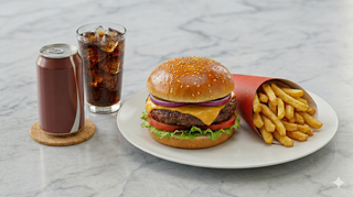 Menú Hamburguesa + Patatas