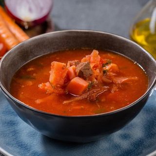 Борщ з м'ясом