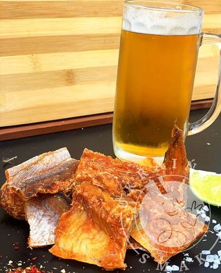 Rybka suszona z papryką (Yantarna z pertsem) 100g