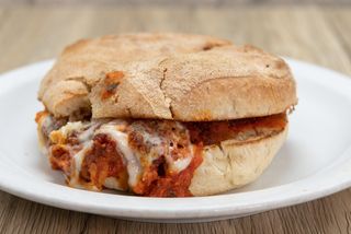 Panino con vitello macinato