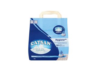 CATSAN котешка тоалетна от бял варовиков пясък, без прах (5л)