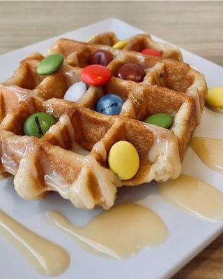 Gofre Chocolate con platano