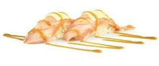 Sake flambé cheese 2 pezzi