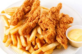 Menú Patatas Fritas Con Tiras De Pollo (6 Uds.)