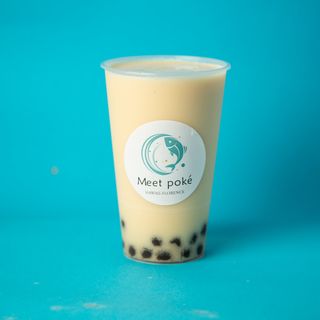 Tè al latte con gusto di mango e tapioca