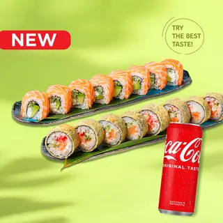 COMBO PHILA ROLLS + COLA