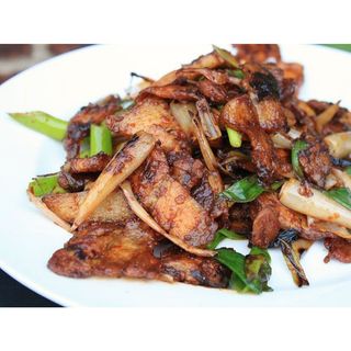 Twice Cooked Pork Slices