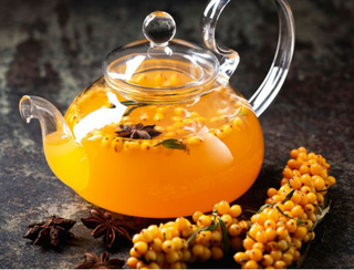 Чай обліпиха-апельсин чайник