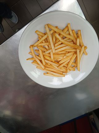 Patatine fritte pizza