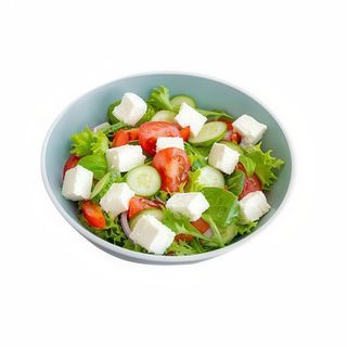 ensalada tibia de queso de cabra