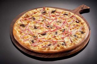 пиццаветчина и грибы (30 см.)