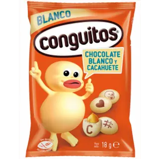 Conguitos chocolate blanco 18g