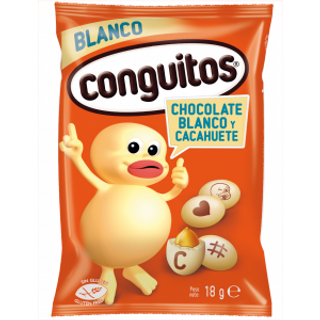 Conguitos chocolate blanco 18g