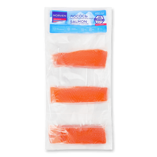 Лосось Norven, філе, порції, свіжоморожений (450г)
