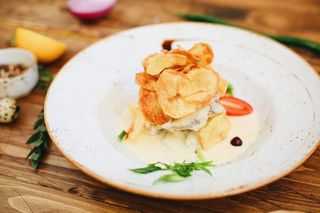 Говяжий язык в сливочном соусе 