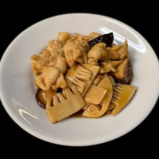 94. Pollo funghi e bamboo