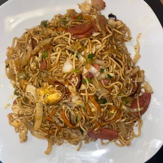 Tallarines con verduras