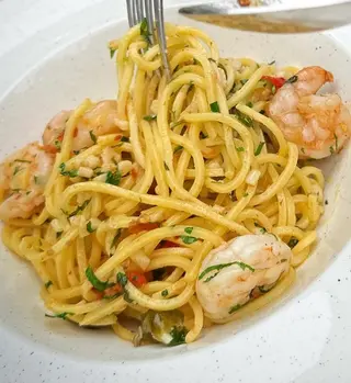 Spicy SHRIMP TAGLIOLINI