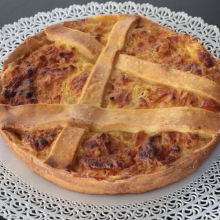 Pastiera Napoletana con Grano Giovane e Ricotta d'Arancia 
