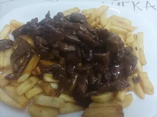 80. Телешко месо с картофи (700гр)