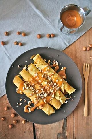 Crepe Caramello salato e nocciole