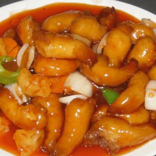 Gambas Con Salsa Agridulce