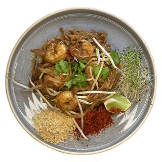 Pad thai krewetki